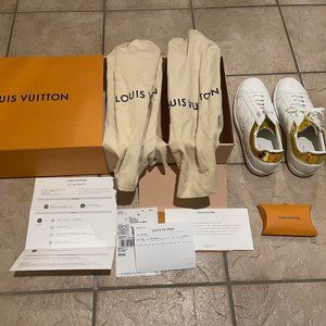 Louis Vuitton Gold Luxembourg Sneaker Size 9.5 Men